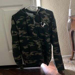 True Religion Camouflage sweatsuit (sweater and sweatpants)